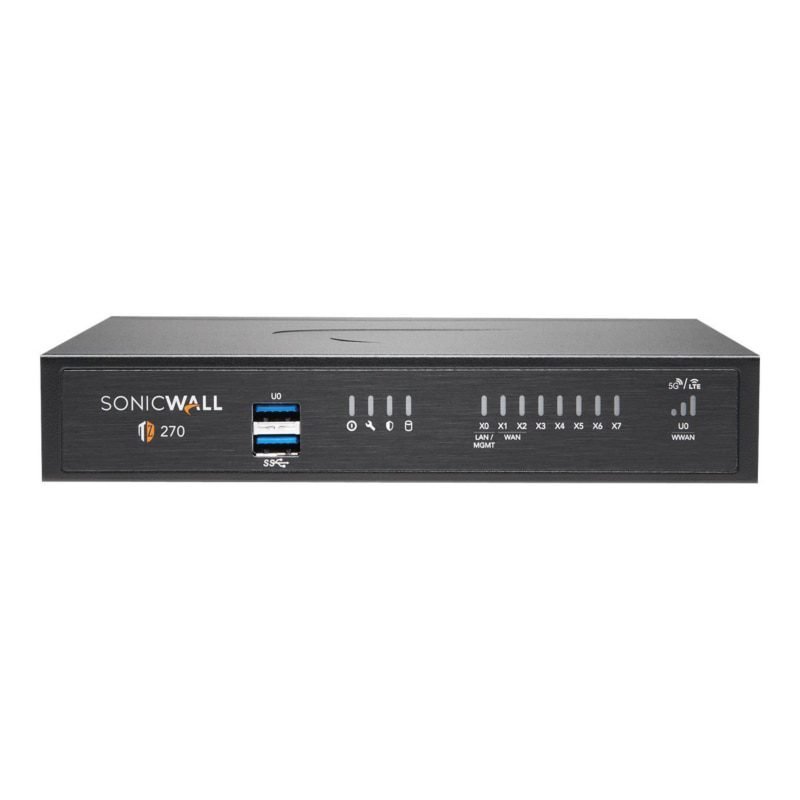 03-SSC-2996 SonicWall TZ270 Security Appliance with 3-Year Advanced Protection and Cloud Secure