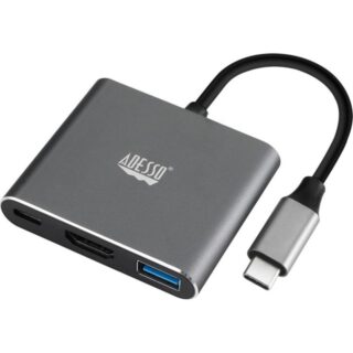 AUH-4010 Adesso USB-C 3-IN-1 Multi-Port Docking Station