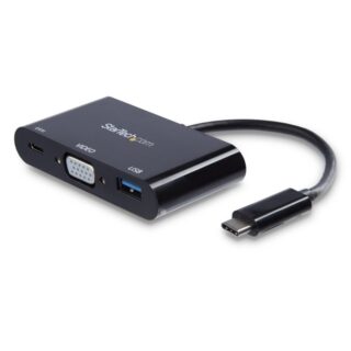 CDP2VGAUACP StarTech.com USB-C to VGA Multiport Adapter with USB-A Port