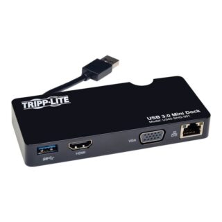 U342-SHG-001 Eaton Tripp Lite USB 3.0 Mini Docking Station with HDMI and VGA Ports