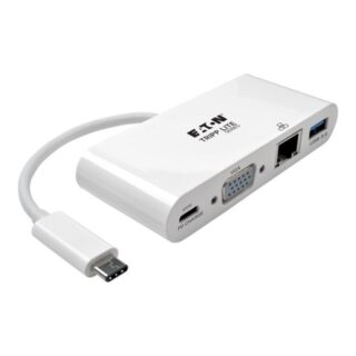 U444-06N-VGU-C Eaton Tripp Lite USB-C to VGA Multiport Adapter with USB-A Hub & Power Delivery